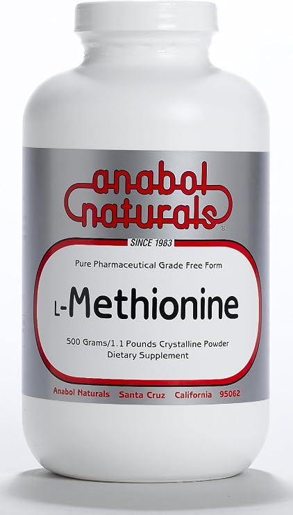 Anabol Naturals L-Methionine Free Form Pure Crystalline 200 Grams