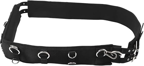 Fockety Lunging Surcingle for Horses, Adjustable Length Professional Training Surcingle for Horses and Ponies, Horse Training Equipment for Ground Driving Horses