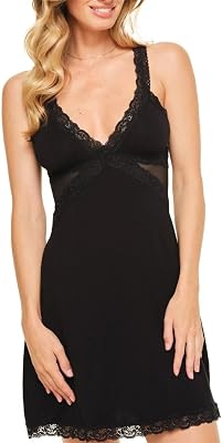 Adore Me Primrose Slip - XS-4X Regular & Plus-Size Slip Dress Lingerie With Lined Cups, Lace & Adjustable Straps