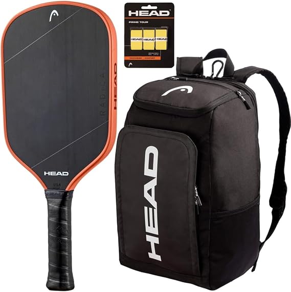 Head Radical Tour Raw EX Pickleball Paddle Optional Pickleball/Tennis Bag & Accessories