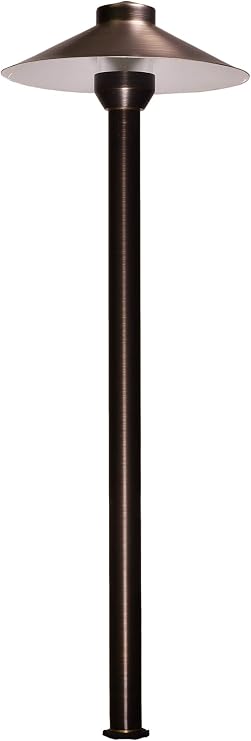 BestPro Lighting 3 watt LED Low Voltage Brass Path Light