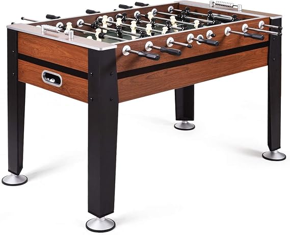 Goplus Soccer Table Soccer Game Table Competition Size Football Arcade Indoor Game Room Sports Foosball Table