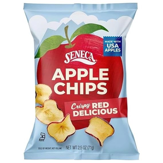 Seneca Original Apple Chips - 2.5 oz. bag, 12 per case