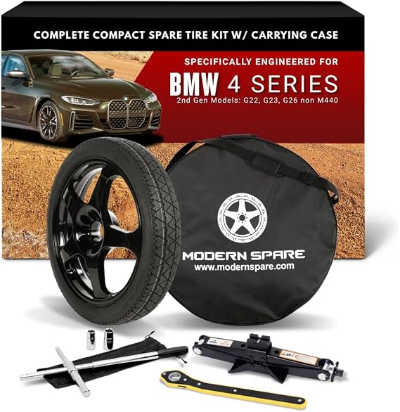 Modern Spare - Fits 2020-26 BMW 4-Series (2nd Gen G22/G23/G26) Except M440