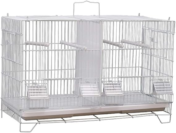 Villa Luxury breeding cage Home for Birds Ideal for Budgies Canaries Zebra Finches and Smaller Birds. Includes Perches and Feeding Bowls Bird cage Color : B A