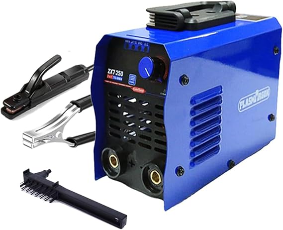 ZX7-250A ARC Mini Inverter Welder Machine Stick Welder Portable MMA Welder IGBT Digital Display Hot Start Welding Machine with Electrode Holder, Work Clamp