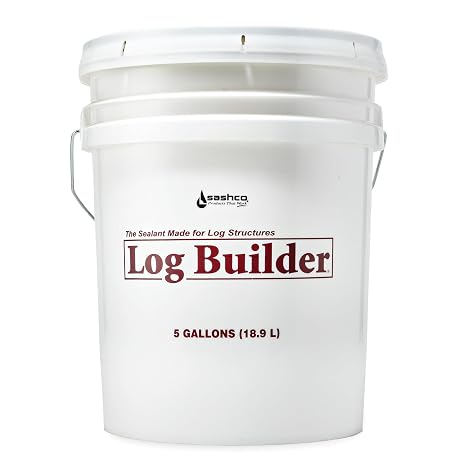 Log Builder Acrylic Latex Chinking Sealant, 5 Gallon Pail, Woodtone (Pack of 1)