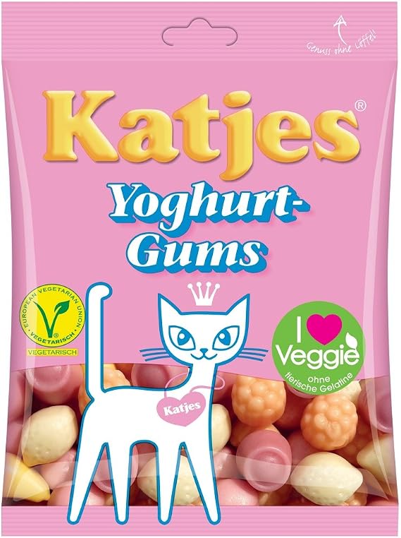 Katjes Yoghurt Gums bag of 200g/7oz
