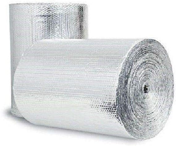 Double Foil Insulation Reflective Bubble Roll 1FT X 20FT (20SQFT) R8-24