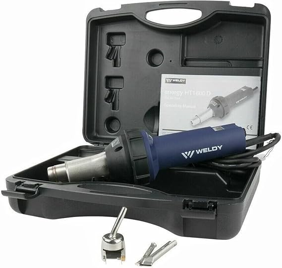 120V / 230V 1600W HT1600D Digital Heat Gun Hot Air Tool, Plastic Welding Kit (120V-US)