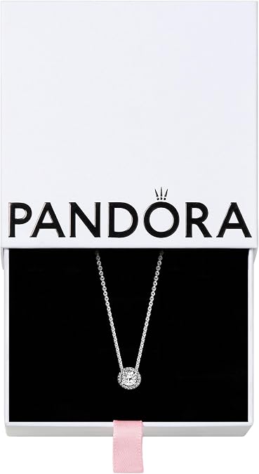 PANDORA Round Sparkle Halo Necklace
