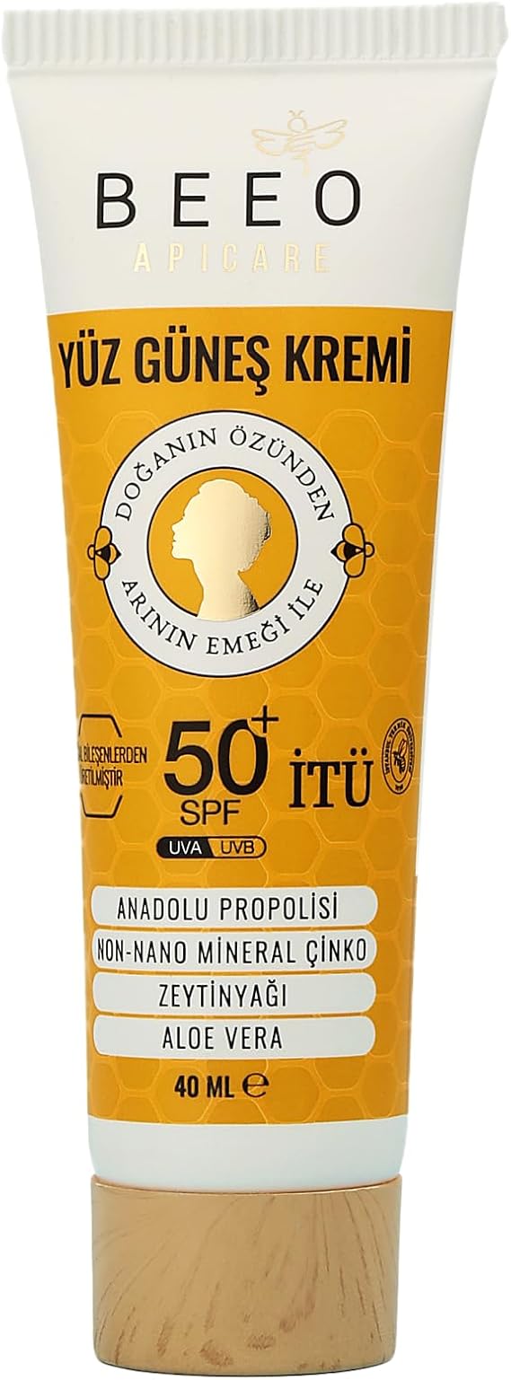 Bee'o Propolis High Protection Facial Sunscreen, 50+ SPF, 40 ml