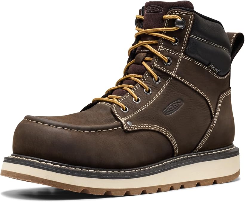 KEEN Utility Men's Cincinnati 6" Composite Toe Waterproof Wedge Work Boots