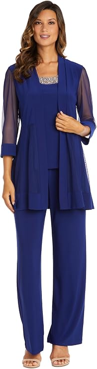 R&M Richards Women's The Legacy Two-piece Pantsuit