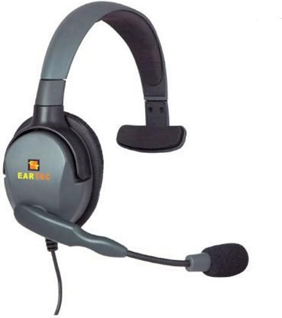 Eartec HUBMXS - Max4G Single Communication Headset with Connector Cable for HUB Mini-Base