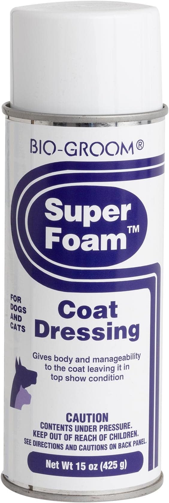 Bio-groom Super Foam Coat Dressing, 15 oz, 1-Pack