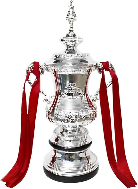 FA Cup Champions Trophy Replica Football League Trophies Home Table Decor Fan Gifts,32cm/12.6inch