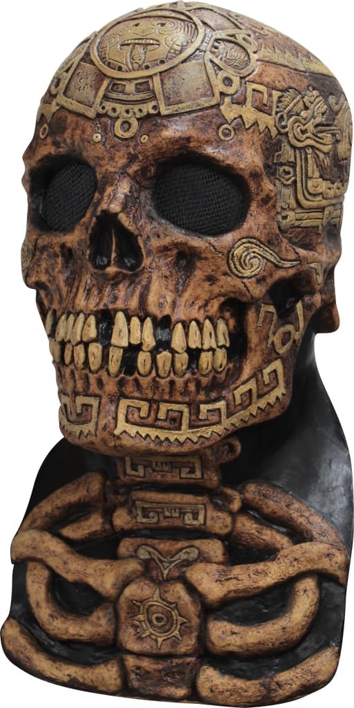 Adult Aztec Skull Halloween Mask