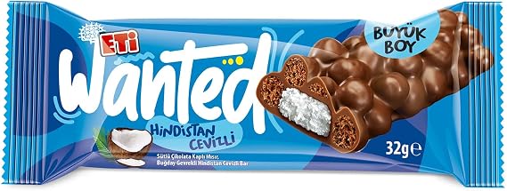 Eti Wanted Bumba Hindistan Cevizli Bar 32 g x 24 Adet