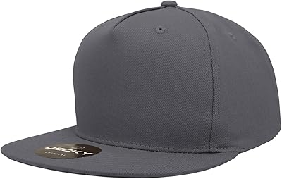 DECKY 5 Panel High Profile Structured Cotton Blend Snapback