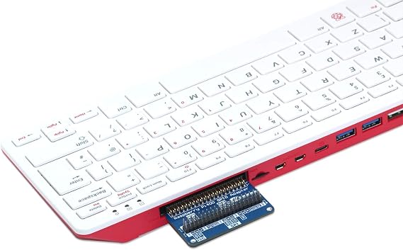 sb components Raspberry Pi 400 GPIO Adapter Inbuilt 2 x 20 Pins Headers I/O Expansion HAT for Raspberry Pi 400