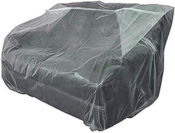STARTWO Furniture Cover Plastic Couch Cover Heavy Duty Water Resistant Thick Clear | Sofa Slipover for Moving and Long Term Storage 42(Width) x 68(Depth) x 42"(Height)