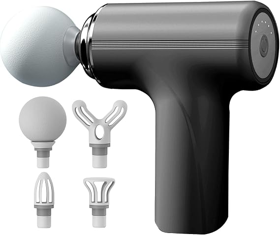 Thanksgiving & Christmas Gift Pick, Mini Massage Gun, Deep Tissue Back Massager for Athletes, Back and Neck Massager for Pain Relief, Small Travel Handheld Massagers, Black