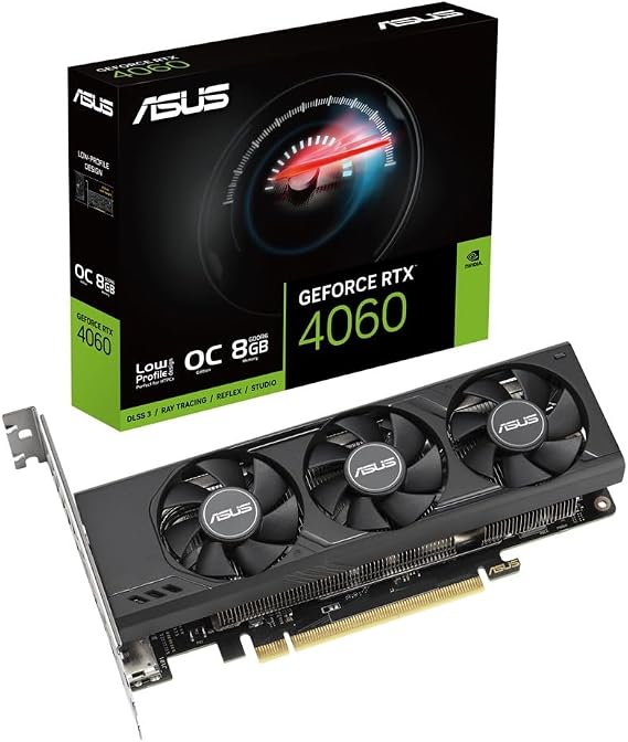 ASUS GeForce RTX 4060 LP BRK OC Edition 8GB GDDR6 Video Card / RTX4060-O8G-LP-BRK