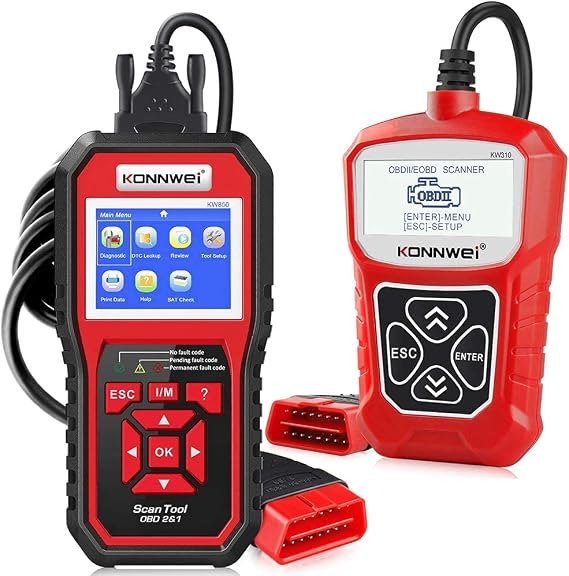 KW850 OBD2 Scanner + KW310 OBD2 Scanner