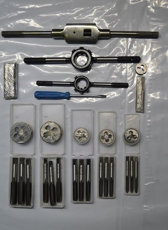 New Bsc Bscycle Bscy Cei Tap And Die Set British 26 Tpi Motorcycle Tools