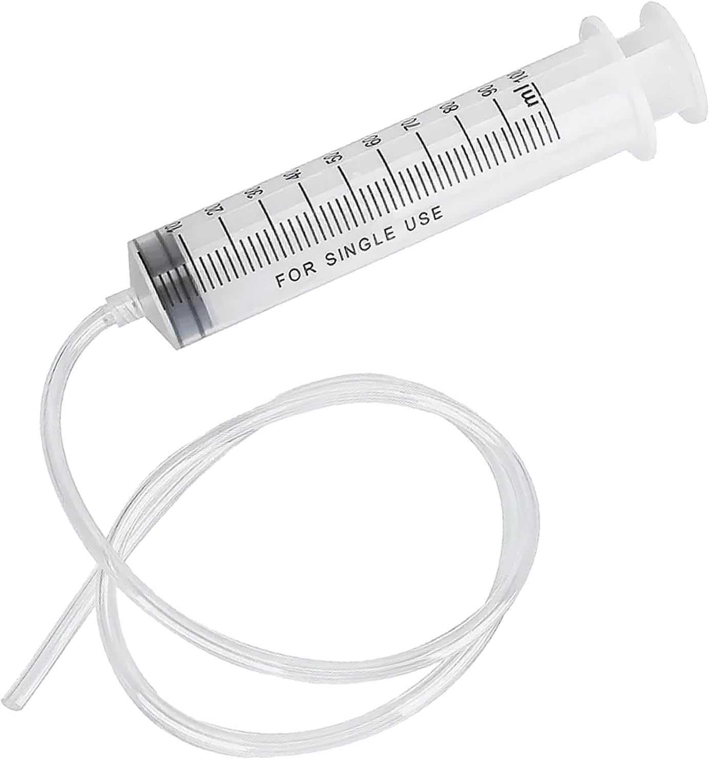 Large Plastic Syringe 100ml, Reusable Liquid Plastic 100ml Syringe with 100cm Tube for Liquids,Oil,Pet Feeding,Plant irrigation Labor&Science Use