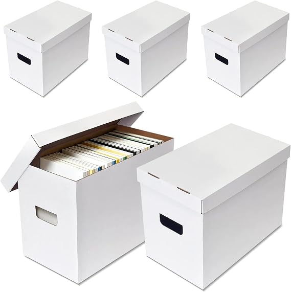 Comic Book Boxes, Cardboard Comic Book Storage, Holds 150175 Comics Each