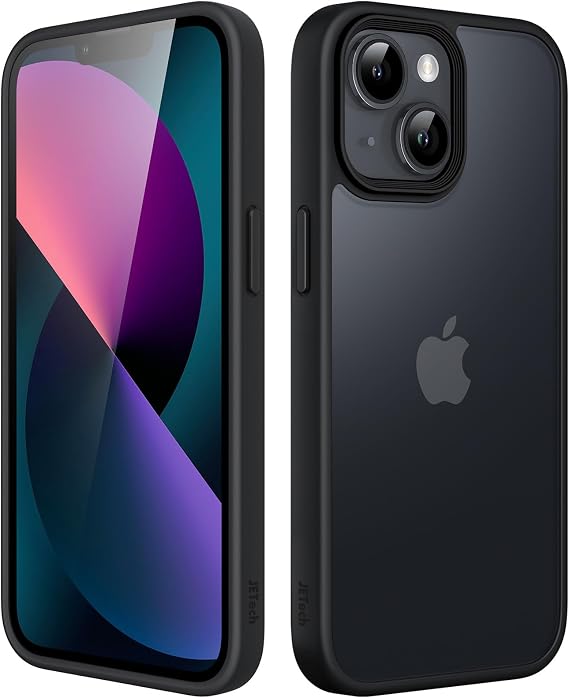 JETech Matte Case for iPhone 13 mini, Black