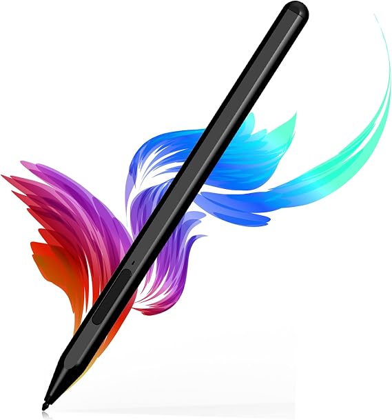 Stylus Pen for Surface Pro, Uogic Stylus Pen with Palm Rejection, Smooth Writing,1024 Levels Pressure, Rechargeable, for Surface Pro (3 Gen and Later Versions), Surface Go (1/2/3 Gen)