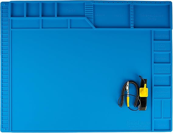Kaisi Large Soldering Mat Heat Resistant,Silicone work mat,solder mats