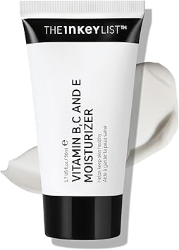 The INKEY List Vitamin B, C and E Moisturiser 50ml, Lightweight Moisturising Face Cream, AM/PM Skincare, Vegan Friendly, Suitable For All Skin Types