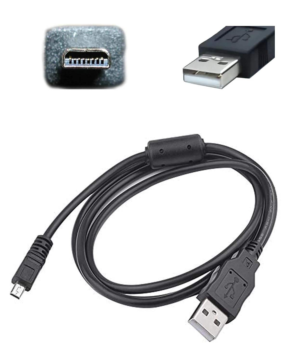 Replacement UC-E6 UC-E16 UC-E17 UC-E23 for Nikon Coolpix Charger, for Nikon CoolPix charger cable, for Nikon Coolpix Charging Cord for S3100 S3000 S6300 S570 S3500 S6500