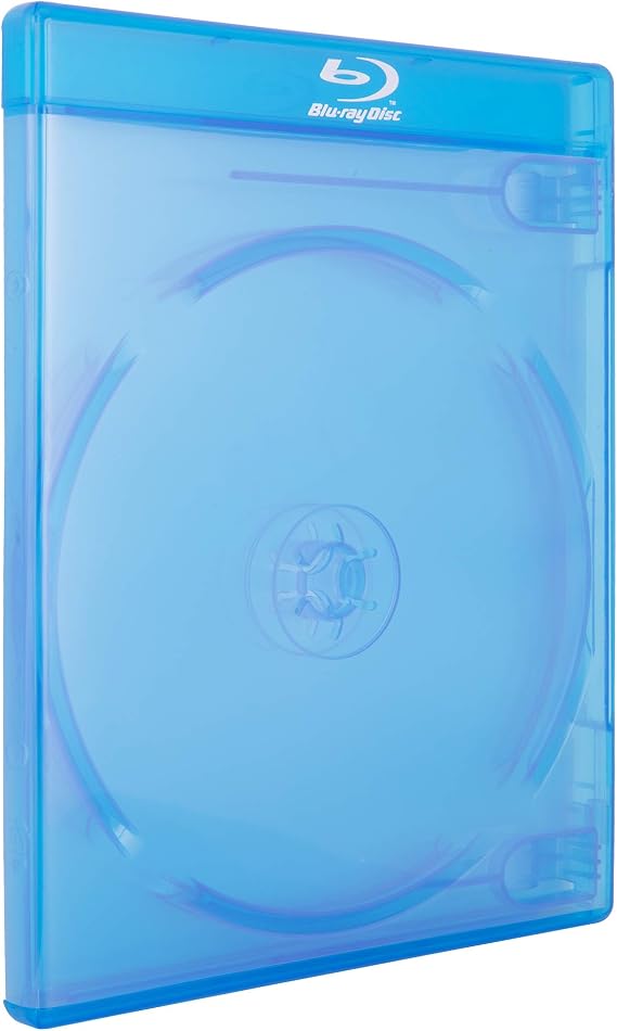 Double 2-Disc Blu-Ray Cases in 12mm Standard Thickness with Screen Printed Logo (100-Pack)
