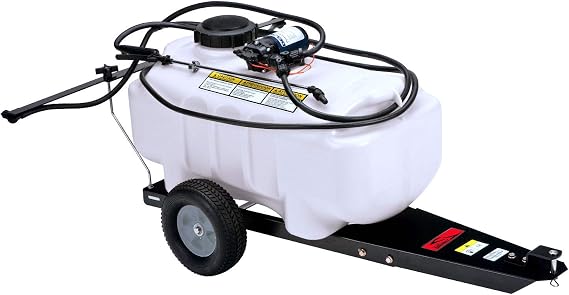 Brinly ST-25BH Tow Behind Lawn and Garden Sprayer, 25-Gallon