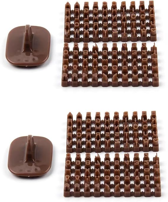 Polymer Clay Stamps & Pottery Stamps, Clay Letter Stamps for Clay