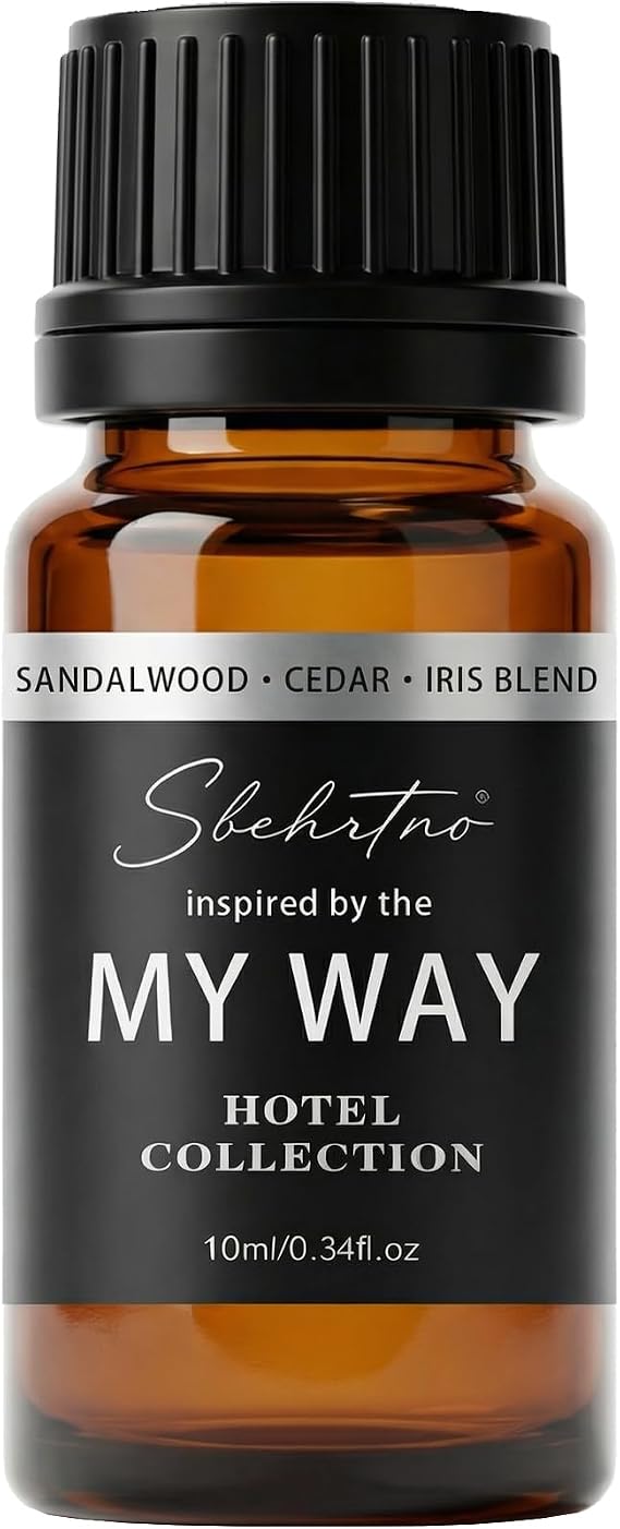 My Way Diffuser Oil Luxury Hotel Collection, Inspired by The 1 Hotel Miami Scent Sandalwood, Cedar & Iris (0.34 Fl Oz (Pack of 1))