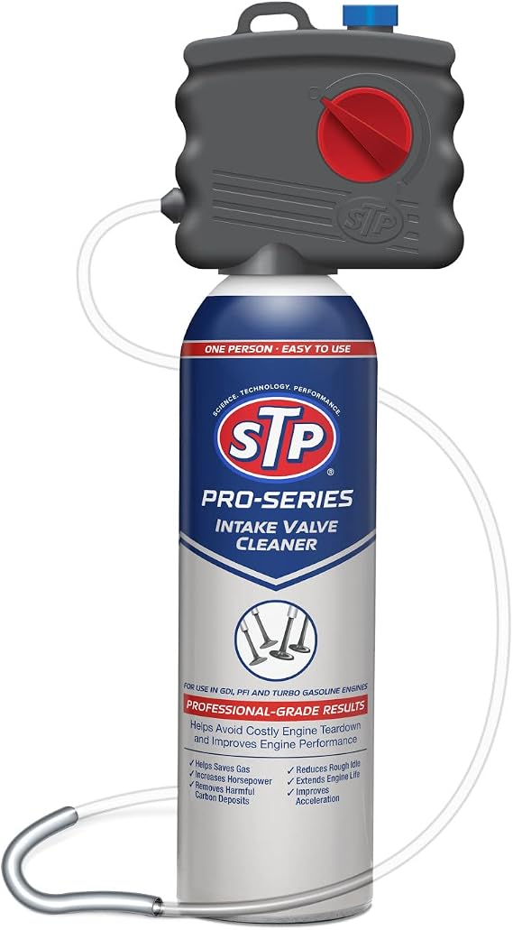 STP Pro Series Car Intake Valve Cleaner, Car Cleaner Avoids Engine Teardown and Improves Engine Performance for Cars, Truck, Motorcycle - 14 Oz