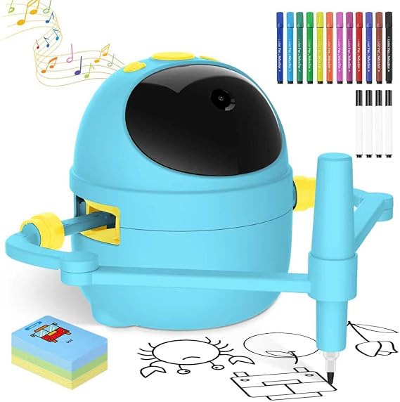 Drawing Robot for Kids, 150 Cards Card-Sensing Camera STEM Toy Ages 3-8