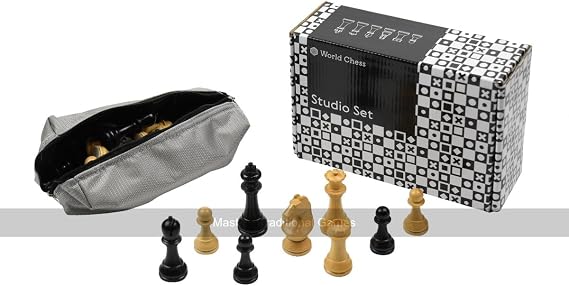 Official World Chess Studio Pieces