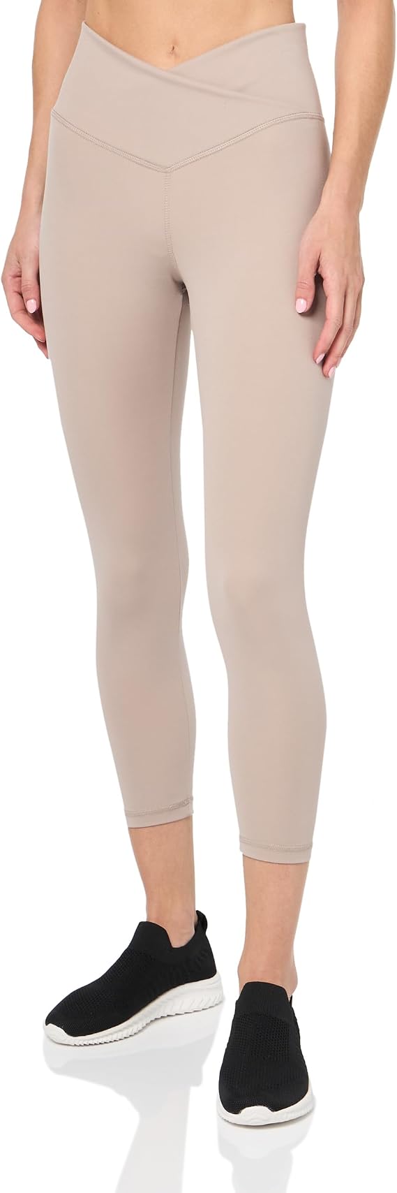 Danskin Women's Crossover Waist Crop Leggings