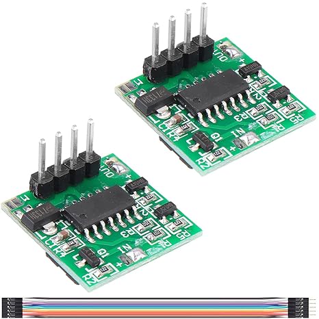 2 pcs 10S-24H Adjustable Timer Module Timer Switch Controller Board Steady Adjustable Delay Module 10s to 24h with Dupont Cable