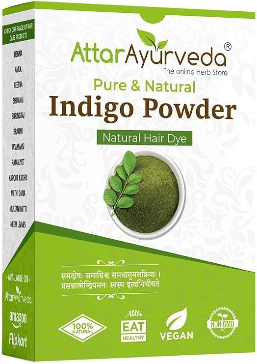 BETT Attar Ayurveda Indigo Powder for Black Hair (200 Grams)