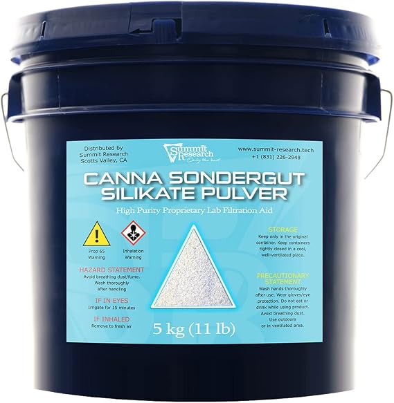 Silikate Pulver Media. Laboratory Grade Silica Blend. Filtration Aid (5 KG)(11 LB)