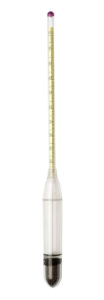 SP Bel-Art, H-B DURAC Salt Brine Shatterproof Plastic Hydrometer; 0/80 Percent by Saturation (B61800-0500) Made in USA