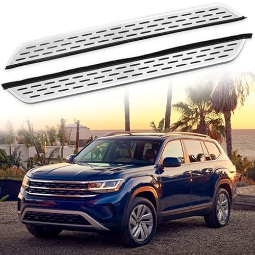 Side Steps Compatible with Volkswagen VW Atlas 2018 2019 2020 2021 2022 2023 2024 2025 Running Board Nerf Bar